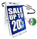 Sale 20% Off A-Frame Signs, Decals, or Panels