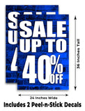 Sale 40% Off A-Frame Signs, Decals, or Panels