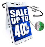 Sale 40% Off A-Frame Signs, Decals, or Panels