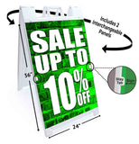 Sale 10% Off A-Frame Signs, Decals, or Panels
