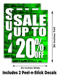 Sale 20% Off A-Frame Signs, Decals, or Panels