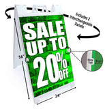Sale 20% Off A-Frame Signs, Decals, or Panels