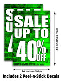Sale 40% Off A-Frame Signs, Decals, or Panels