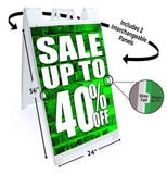 Sale 40% Off A-Frame Signs, Decals, or Panels