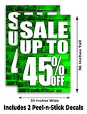 Sale 45% Off A-Frame Signs, Decals, or Panels