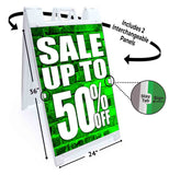 Sale 50% Off A-Frame Signs, Decals, or Panels