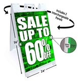 Sale 60% Off A-Frame Signs, Decals, or Panels