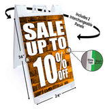 Sale 10% Off A-Frame Signs, Decals, or Panels