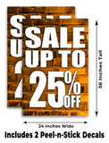 Sale 25% Off A-Frame Signs, Decals, or Panels