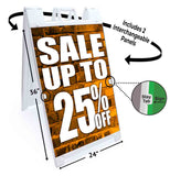 Sale 25% Off A-Frame Signs, Decals, or Panels