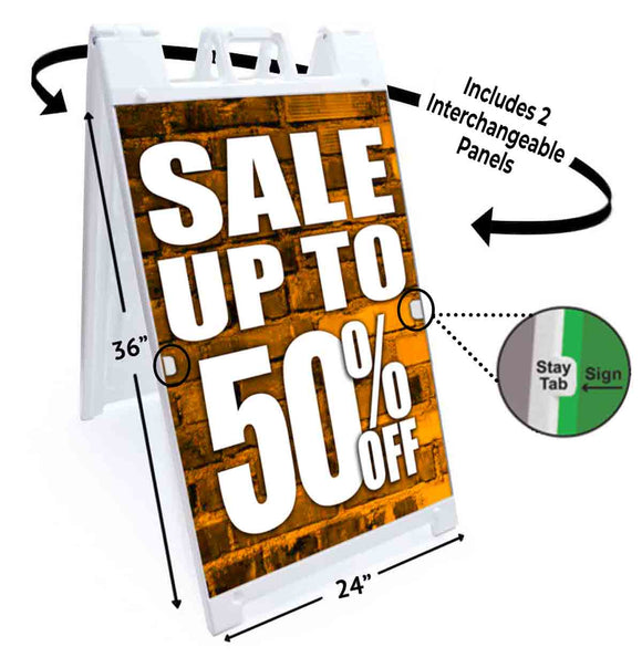 Sale 50% Off A-Frame Signs, Decals, or Panels