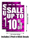 Sale Up to 10% A-Frame Signs, Decals, or Panels