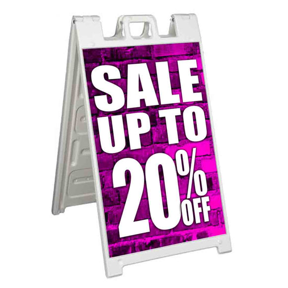 Sale Up to 20% A-Frame Signs, Decals, or Panels