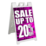 Sale Up to 20% A-Frame Signs, Decals, or Panels