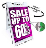 Sale Up to 60% A-Frame Signs, Decals, or Panels