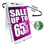 Sale Up to 65% A-Frame Signs, Decals, or Panels