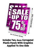 Sale Up to 75% A-Frame Signs, Decals, or Panels