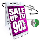 Sale Up to 90% A-Frame Signs, Decals, or Panels