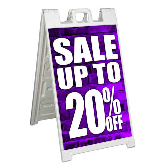 Sale Up to 20% A-Frame Signs, Decals, or Panels