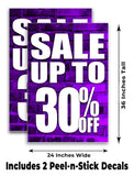 Sale Up to 30% A-Frame Signs, Decals, or Panels
