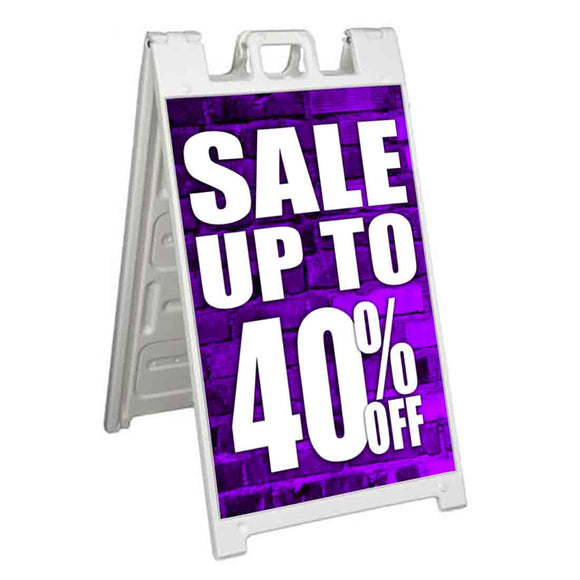 Sale Up to 40% A-Frame Signs, Decals, or Panels