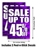 Sale Up to 45% A-Frame Signs, Decals, or Panels