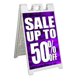 Sale Up to 50% A-Frame Signs, Decals, or Panels