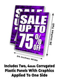 Sale Up to 75% A-Frame Signs, Decals, or Panels