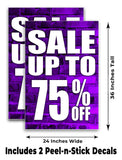 Sale Up to 75% A-Frame Signs, Decals, or Panels