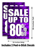 Sale Up to 80% A-Frame Signs, Decals, or Panels