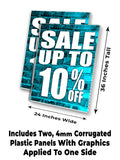 Sale Up to 10% A-Frame Signs, Decals, or Panels
