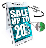 Sale Up to 20% A-Frame Signs, Decals, or Panels