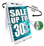 Sale Up to 30% A-Frame Signs, Decals, or Panels