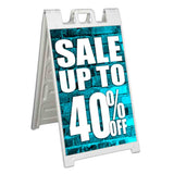 Sale Up to 40% A-Frame Signs, Decals, or Panels