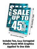 Sale Up to 45% A-Frame Signs, Decals, or Panels