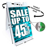 Sale Up to 45% A-Frame Signs, Decals, or Panels