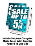 Sale Up to 5% A-Frame Signs, Decals, or Panels