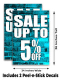 Sale Up to 5% A-Frame Signs, Decals, or Panels
