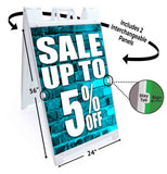 Sale Up to 5% A-Frame Signs, Decals, or Panels