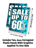 Sale Up to 60% A-Frame Signs, Decals, or Panels