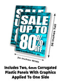 Sale Up to 80% A-Frame Signs, Decals, or Panels