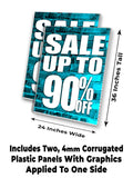 Sale Up to 90% A-Frame Signs, Decals, or Panels