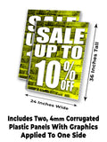 Sale Up to 10% A-Frame Signs, Decals, or Panels