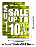 Sale Up to 10% A-Frame Signs, Decals, or Panels