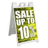 Sale Up to 10% A-Frame Signs, Decals, or Panels
