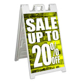 Sale Up to 20% A-Frame Signs, Decals, or Panels