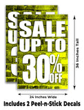 Sale Up to 30% A-Frame Signs, Decals, or Panels