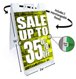 Sale Up to 35% A-Frame Signs, Decals, or Panels