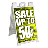 Sale Up to 50% A-Frame Signs, Decals, or Panels