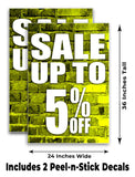 Sale Up to 5% A-Frame Signs, Decals, or Panels